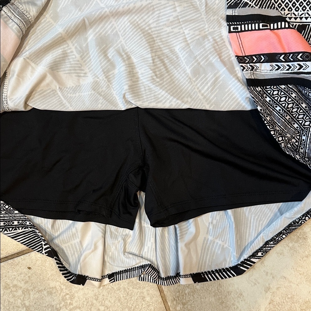 Lucky In Love Santa Fe Printed Tennis Skirt Skort XL Pickleball Shorts - Picture 7 of 9